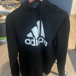 Adidas Black hoodie  Size Medium