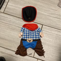 Small Dog Cowboy Costume