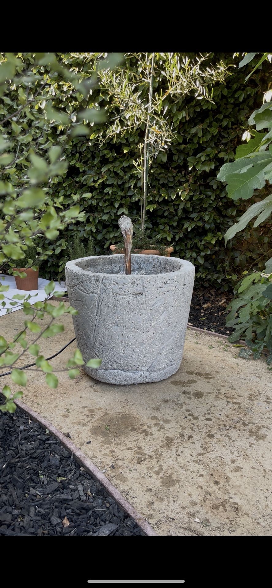 Cast Fountain & Copper Fixtures