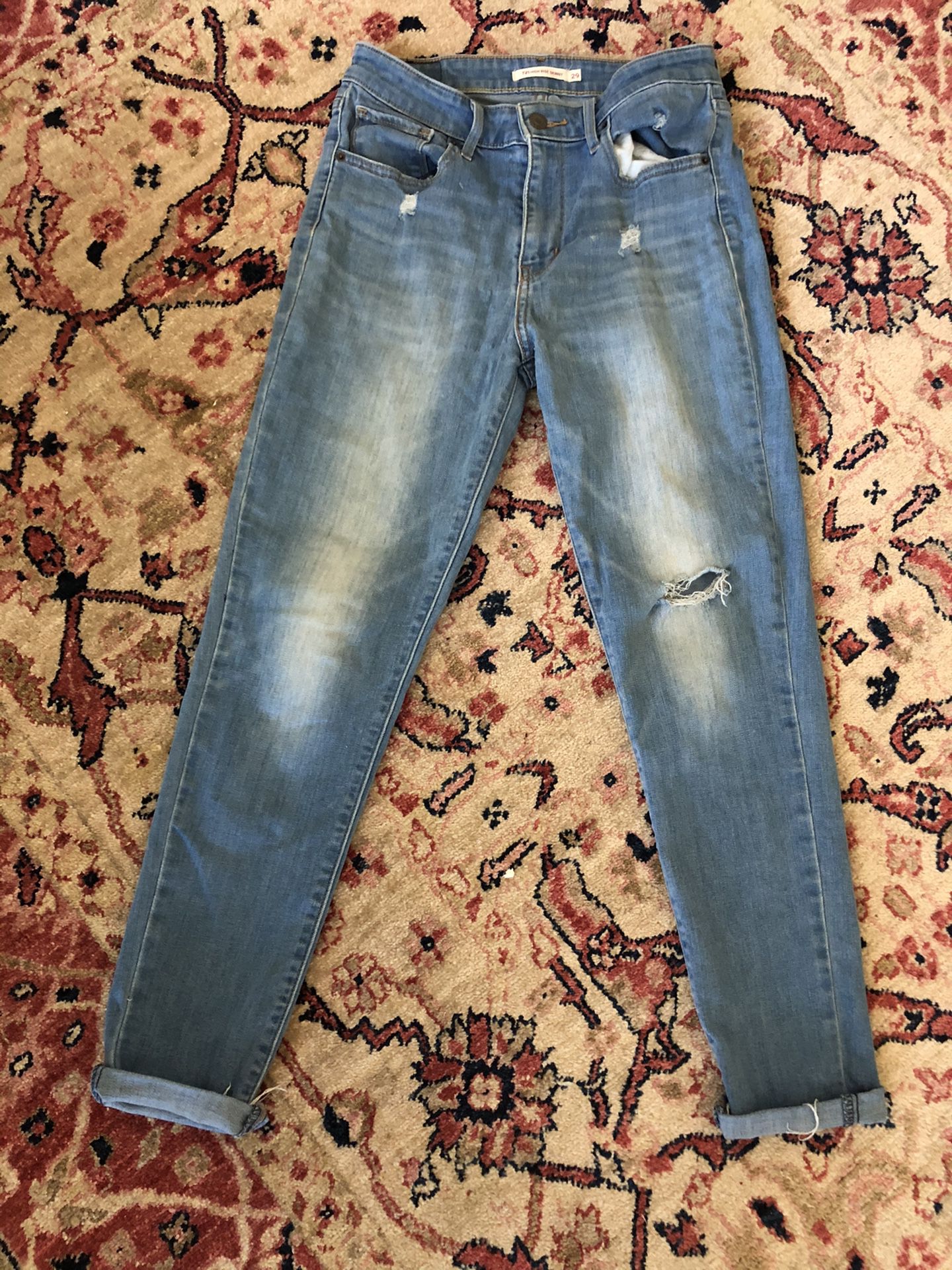 Levi's 721 high rise skinny jeans size 29
