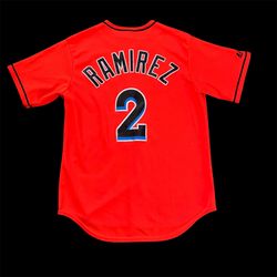 Hanley Ramirez Miami Marlins Orange Jersey Medium