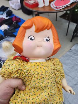 Campbell's kids boy and girl vintage 18" soft bolls