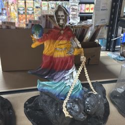 Estatua de la Santa Muerte 7 colores