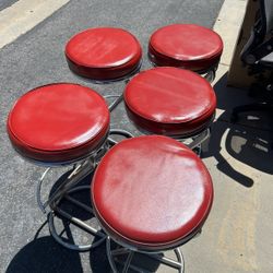 Red Bar Stools