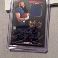 2025 Panini Rookies & Stars Cam Skattebo Rookie Royalty Relic New York Giants