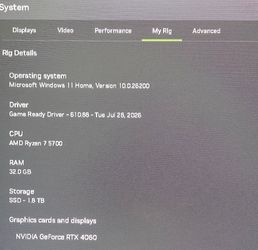 Gaming PC - Ryzen 7 5700 / RTX 4060 / 32GB RAM / 2TB SSD