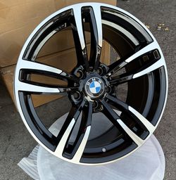 Brand New 18” Staggered Black Polished BMW Style Wheels 5x120 All 4 Price Firm 