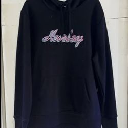***NO OFFERS*** NEW Men's Black HURLEY Logo Fleece HOODIE Size L Large