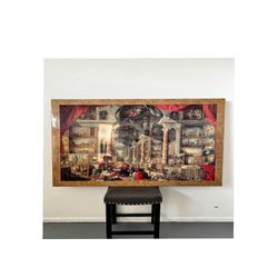 husband use Color-Packed Art Energize Any Room Instantly