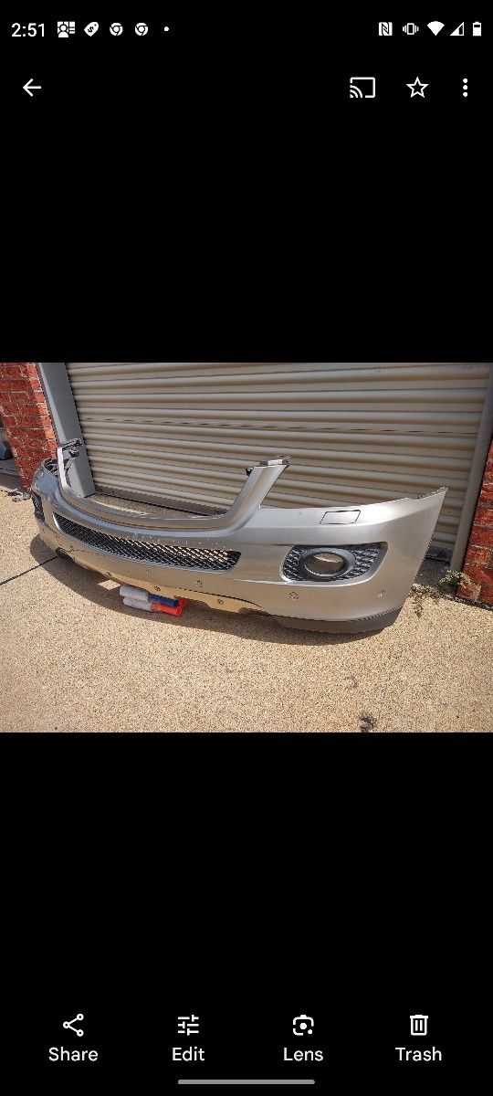 06-08 Mercedes Benz ML350/ML320 Front Bumper With Sensors ..* Beige*