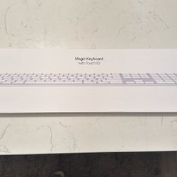 Unopened Apple Magic Keyboard W. Touch ID & numeric Keypad 