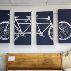 Large Canvas Painting 4x2’ Each 