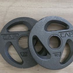 10lb X2 CAP Olympic Weights