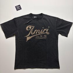Amiri black washed “For the Dreamers” Tee