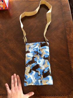 Plush Horse Print Crossbody Bag