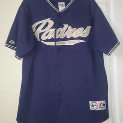 San Diego Padres Burroughs Baseball Jersey Size XXL