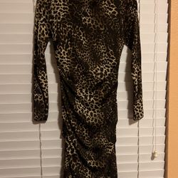 Cheeta Print Dress Size Small