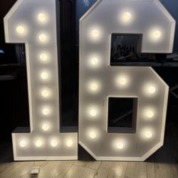 Marquee Numbers 