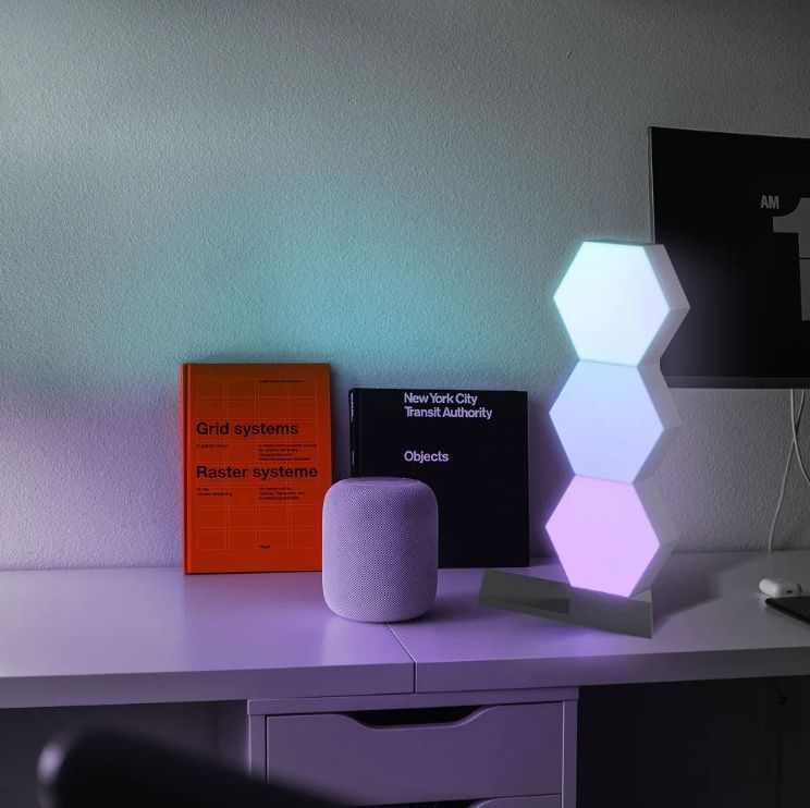 LifeSmart Cololight PRO Smarter Kit - 3-Panel with Base - Ambient Lighting - Halloween Sale