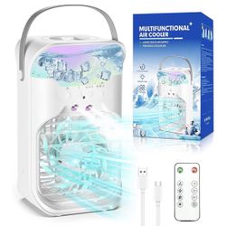 Small Portable Air Conditioners, Portable AC Unit w/Remote, 1.5L Water Tank