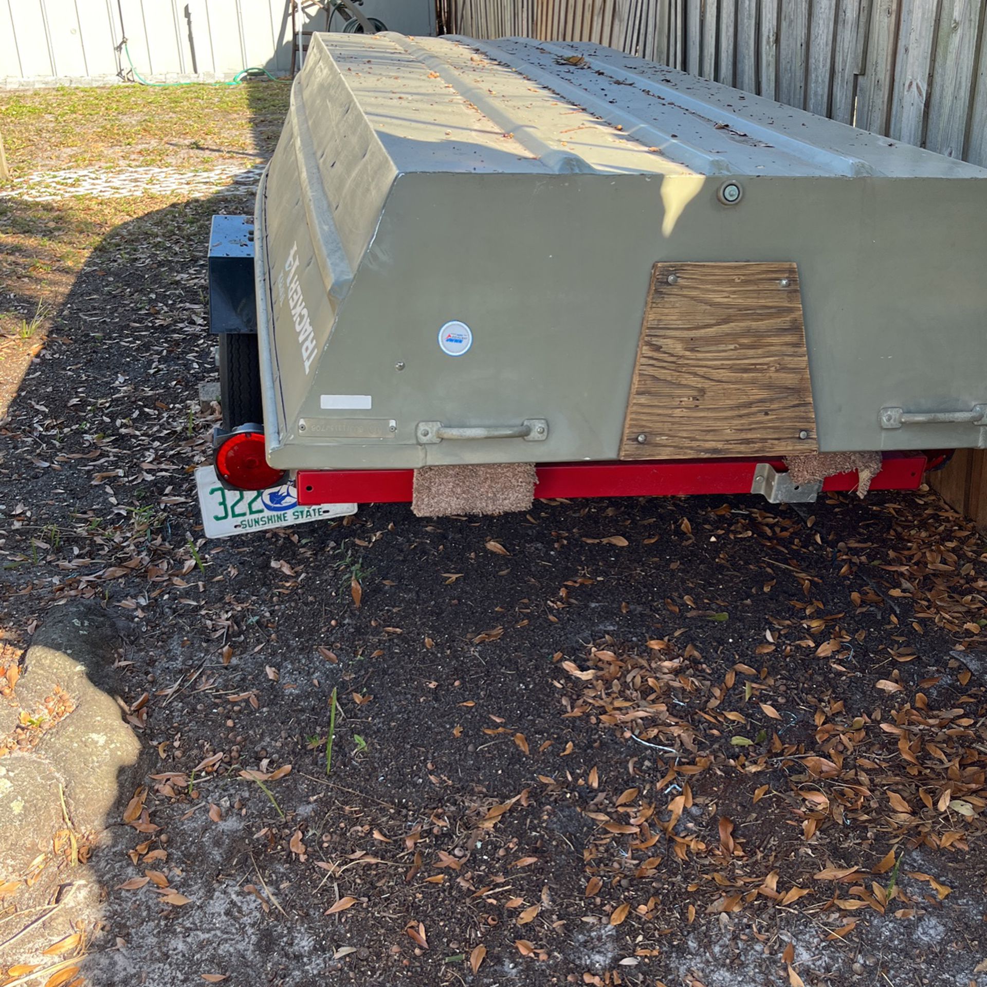 Utility Trailer And Boat