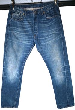Levi's LVC 1966 501 Big E Tapered Faded Denim Jeans Men's Turkey