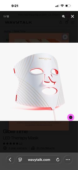 Wavytalk LED face mask