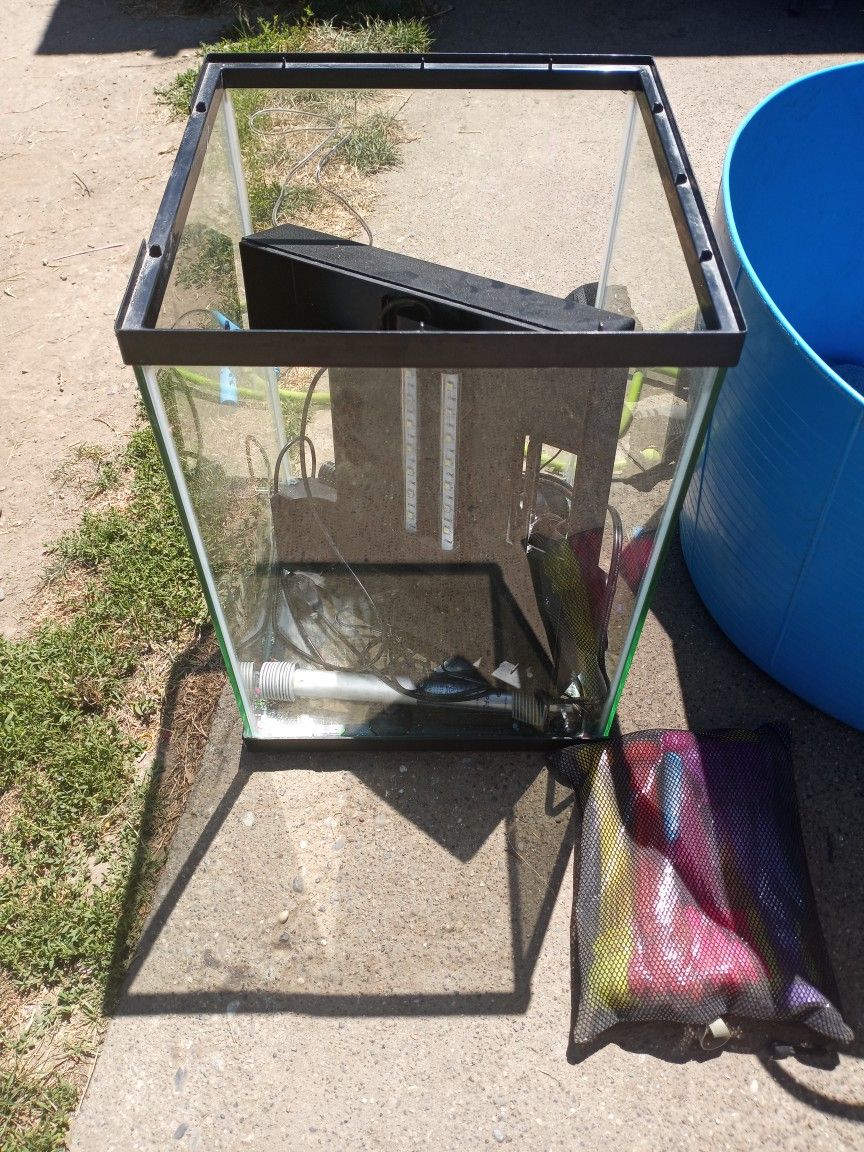 5 Gallon Glass Fish Tank