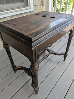 Antique Sewing Machine Table