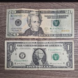 Star Notes $21 Face Value
