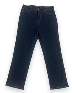 Dark Wash Straight Leg Jeans