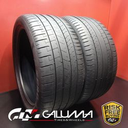 Set of 2 Tires LikeNEW Pirelli P-Zero (PZ4) RunFlat KS★ XL 315/35/22 R22 #96942