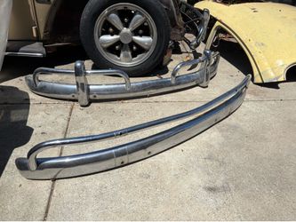 Vw bug bumpers set