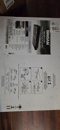 Brand new broan over the range hood bcsd130bl