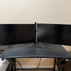 AOC Monitors with Dual Monitor Stand