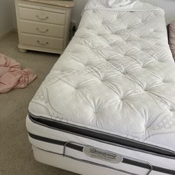 2 Twin Xl Like Brand New Plush Topper Beauty rest Mattresses Great Buy