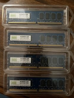 4 x 2GB DDR2 800MHz RAM