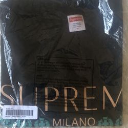 PRICE DROP! Supreme SS21 “MILANO” Tee. Black. Medium. 