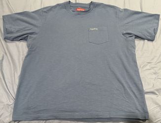 Supreme S/S Pocket Tee Light Blue Sz L