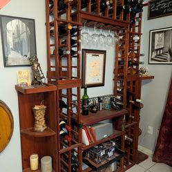Wine Rack! Beautiful Mahogany