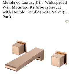 Rose Gold Wall Faucet 