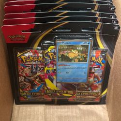 Mega Evolutions 3 Pack Blisters
