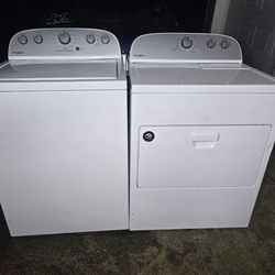 💯FREE DELIVERY💯WHIRLPOOL  SUPER CAPACITY WASHER AND DRYER SET💯WORKS LIKE-NEW 💥