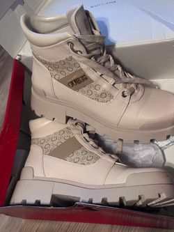Guess Yarini Platform Lug Combat Boots