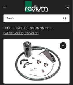 New radium catch can nissan s13 240sx sr20det
