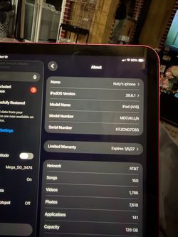 Apple iPad A16 128GB pink