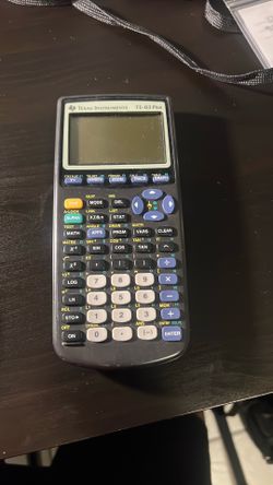 TI-83 plus calculator