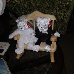 Rare Retired Bride And Groom