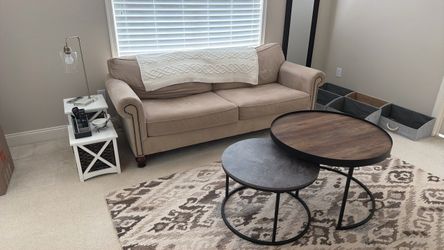 Couch and center tables