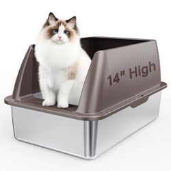 Stainless Steel Litter Box For Cats